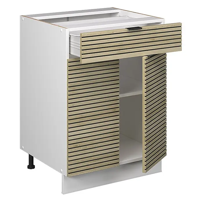 Küchenunterschrank Fame-Line 60 cm Eiche Paneel Art.-Nr. 60981 - 