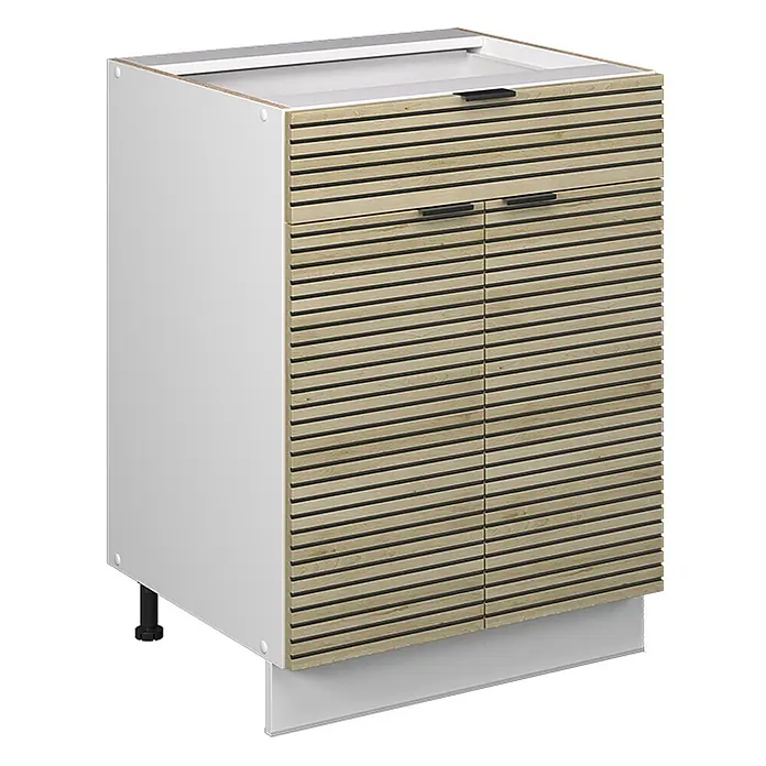 Küchenunterschrank Fame-Line 60 cm Eiche Paneel Art.-Nr. 60981 - 