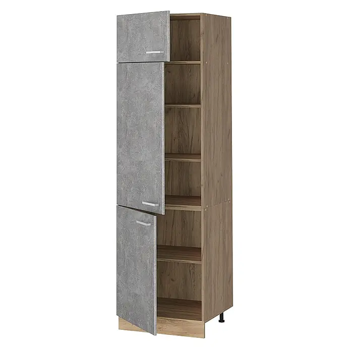 Vorratsschrank R-Line 60 cm Beton Art.-Nr. 63203 - 