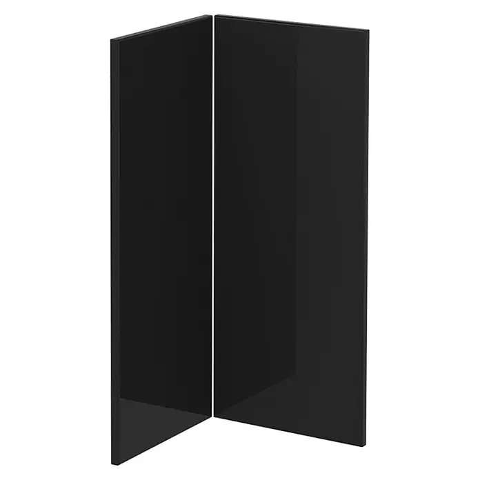 Küchenfront R-Line 59.2 cm Schwarz Hochglanz Art.-Nr. 40902 - 