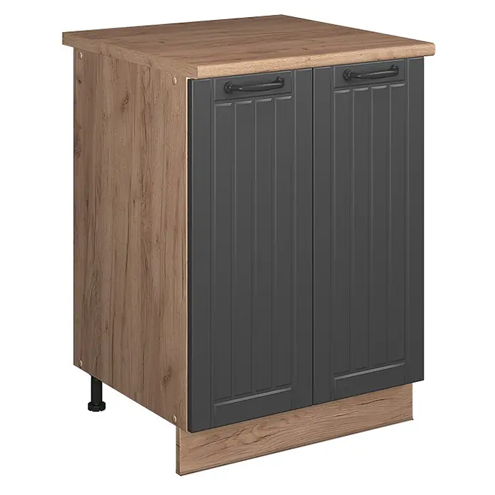 Spülenunterschrank Fame-Line 60 cm Dunkelgrau Art.-Nr. 65231 - 
