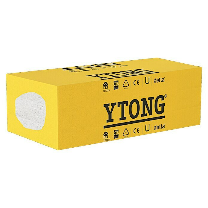Ytong Ausbauplatte (57,5 x 7,5 x 25 cm, 4 Stk.)