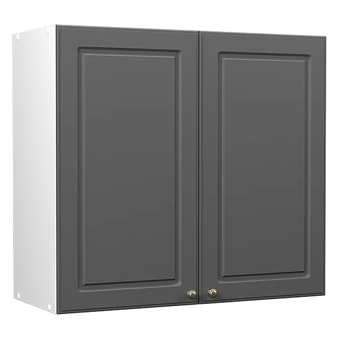 Hängeschrank Fame-Line 80 cm Anthrazit-Gold Landhaus Art.-Nr. 62802 - 