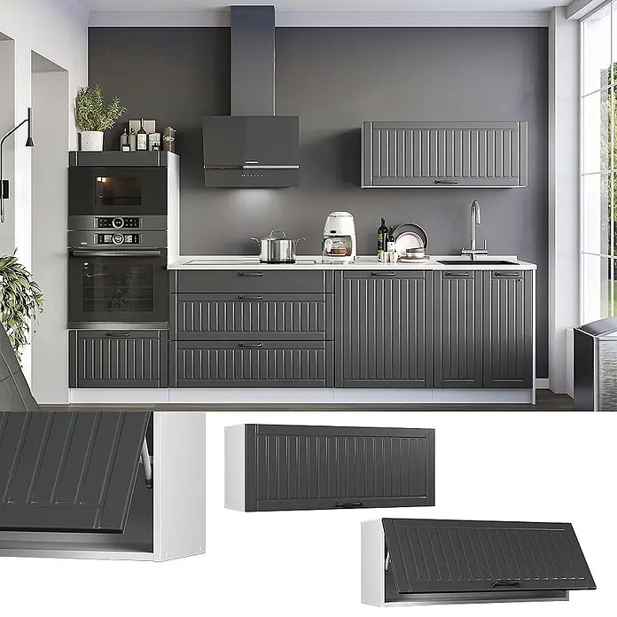 Hängeschrank Fame-Line 100 cm Dunkelgrau Art.-Nr. 61561 - 