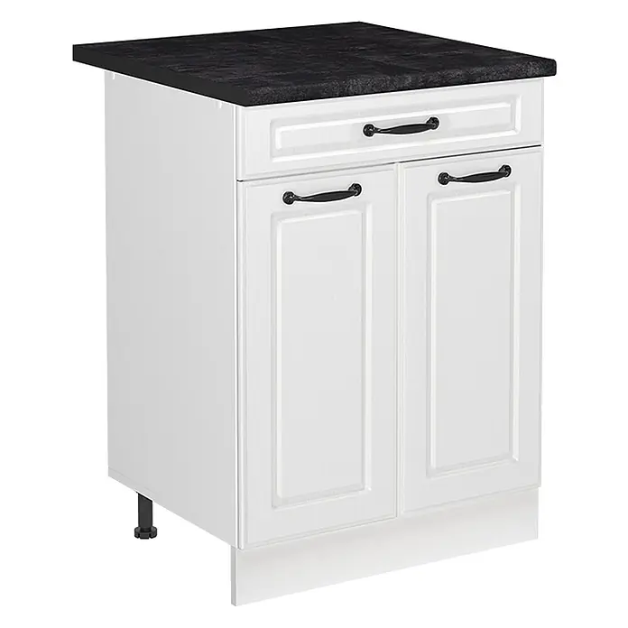 Spülenunterschrank R-Line 60 cm Weiß Landhaus Art.-Nr. 73036 - 