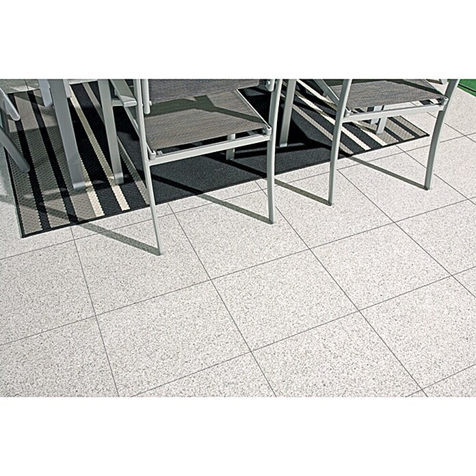 Terrassenplatte Granit G603 (Hellgrau, 40 x 40 x 3 cm, Granit)