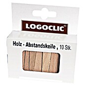 LOGOCLIC Lesene zagozde  (10 kos, Bukev) | 5163 - Zubehör | GCDO - Park+Laminat Zubeh  Pflegem | GCD - Wand Boden Decke Leisten | GC - Wand Boden Decke Leisten | G - Holz/Bauelem | BAUHAUS