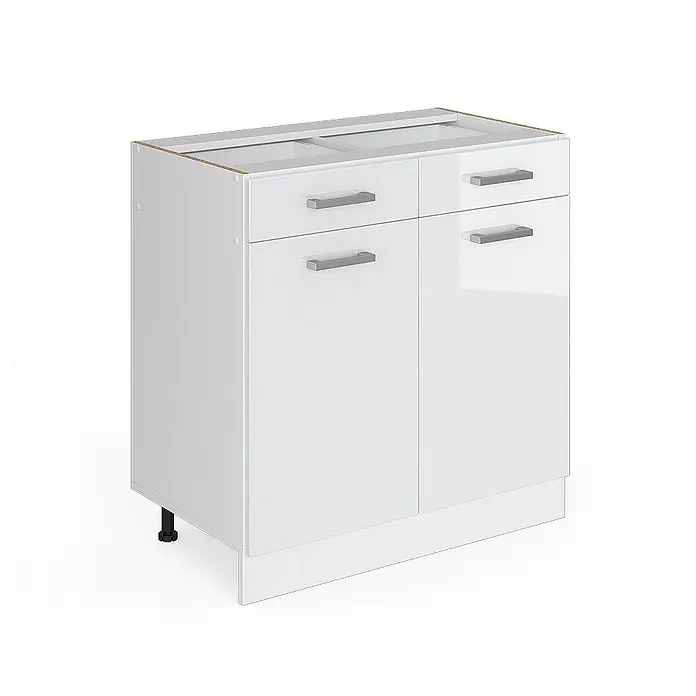 Küchenfront R-Line 79.2 cm Weiß Hochglanz Art.-Nr. 34631 - 