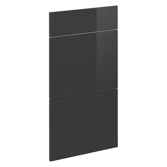 Küchenfront R-Line 39.6 cm Anthrazit Hochglanz Art.-Nr. 37438 - 