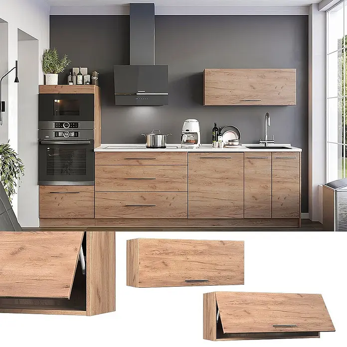Hängeschrank Fame-Line 100 cm Goldkraft Eiche Art.-Nr. 61580 - 
