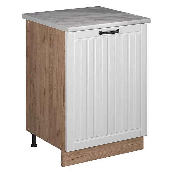 Spülenunterschrank Fame-Line 60 cm Weiß Landhaus Art.-Nr. 63406 - 