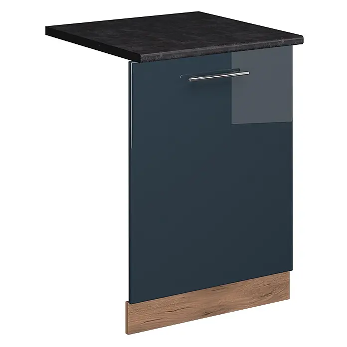 Geschirrspülblende Fame-Line 60 cm Dunkelblau Hochglanz Art.-Nr. 54846 - 