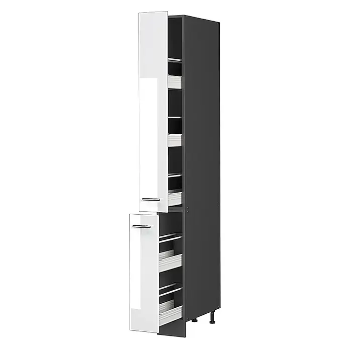 Apothekerschrank Fame-Line 20 cm Weiß Hochglanz Art.-Nr. 61656 - 