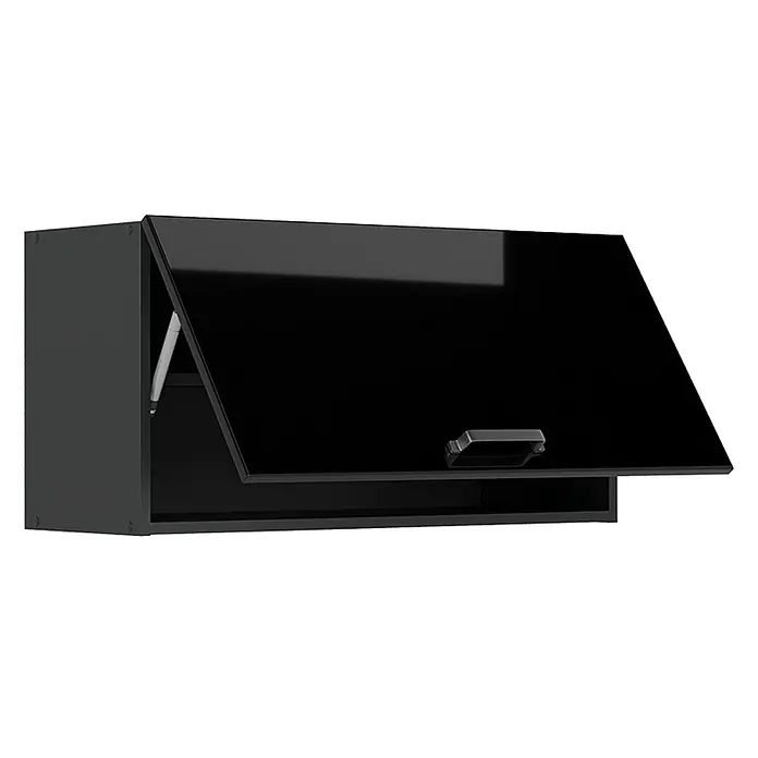 Hängeschrank R-Line 80 cm Schwarz Hochglanz Art.-Nr. 63120 - 