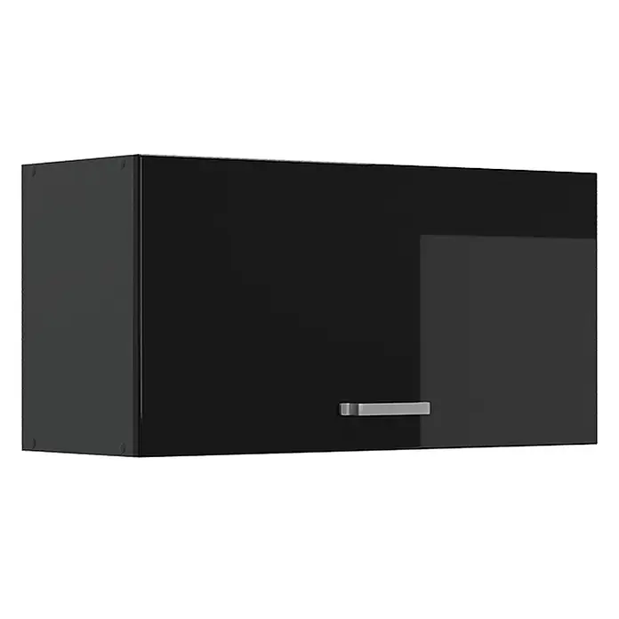 Hängeschrank R-Line 80 cm Schwarz Hochglanz Art.-Nr. 63120 - 