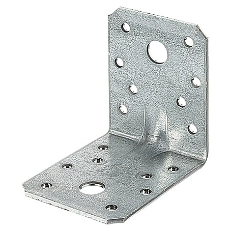 Stabilit Escuadra para cargas pesadas (L x An x Al: 70 x 70 x 55 mm, Acero, Zincado, 12 ud.)