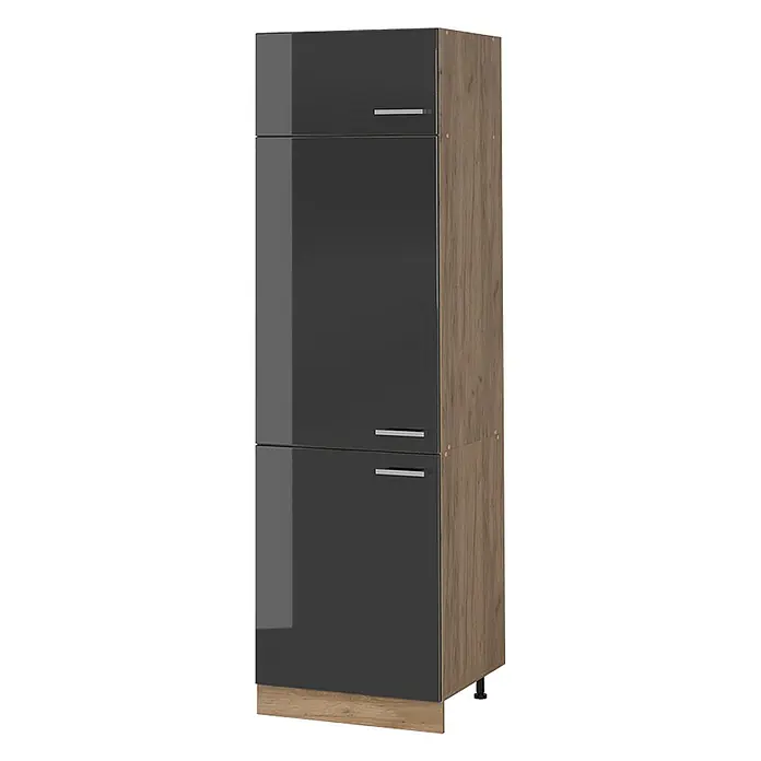 Vorratsschrank R-Line 60 cm Anthrazit Hochglanz Art.-Nr. 63200 - 