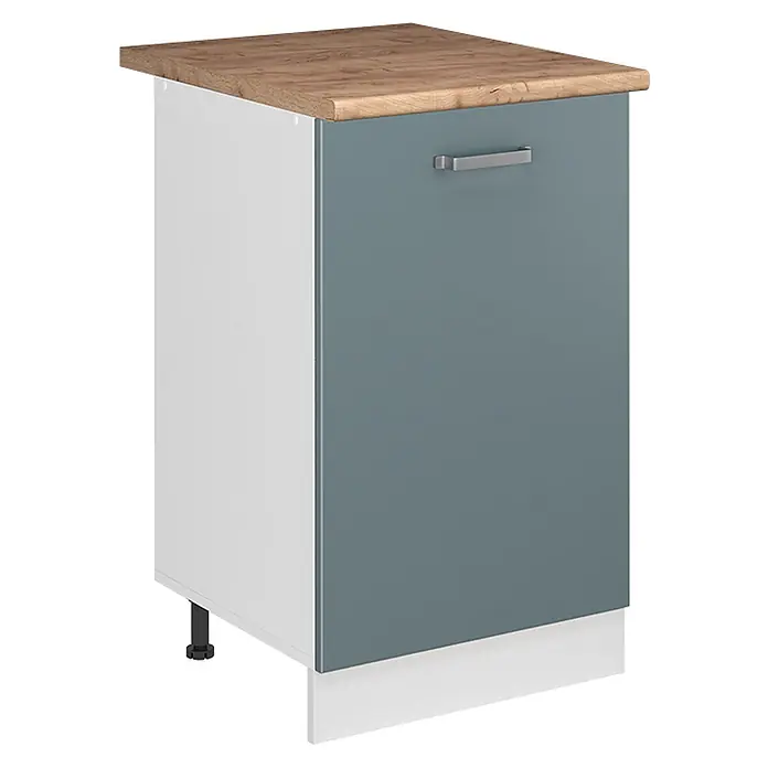 Küchenunterschrank R-Line 50 cm Blau-Grau Art.-Nr. 70149 - 