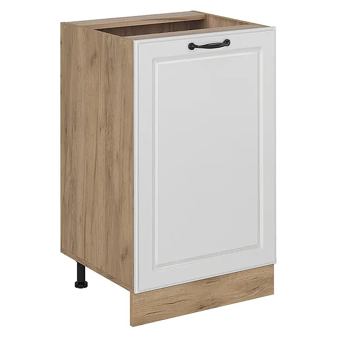 Küchenunterschrank R-Line 50 cm Weiß Landhaus Art.-Nr. 70362 - 