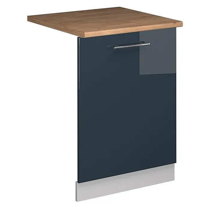 Geschirrspülblende Fame-Line 60 cm Dunkelblau Hochglanz Art.-Nr. 54832 - 
