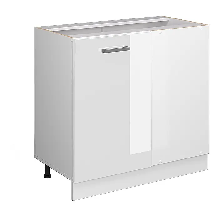 Küchenfront R-Line 39.6 cm Weiß Hochglanz Art.-Nr. 37352 - 