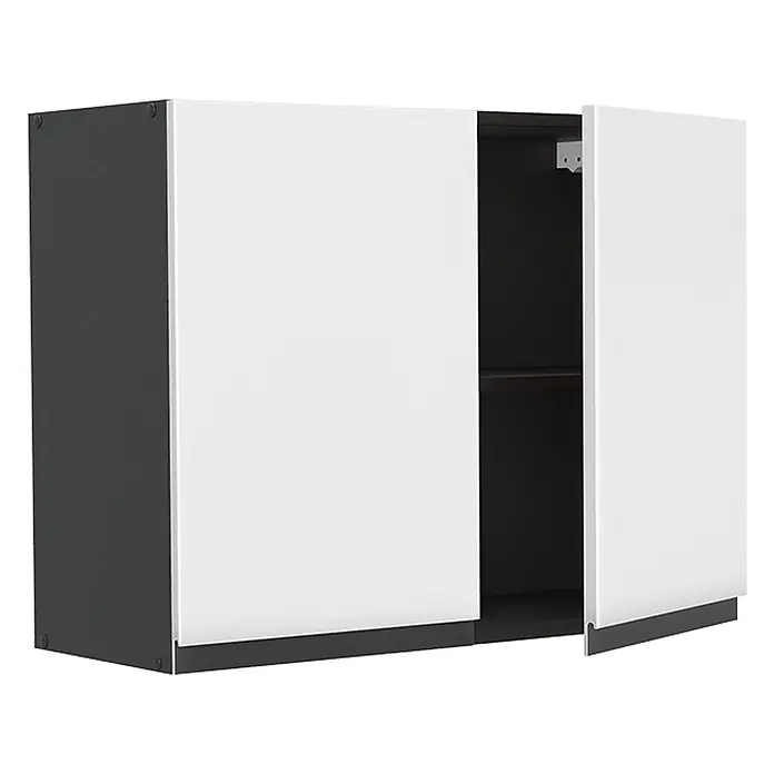 Küchenglasschrank R-Line 80 cm Weiß Art.-Nr. 71464 - 