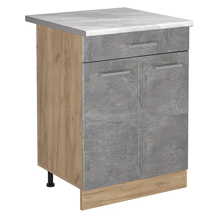 Küchenunterschrank R-Line 60 cm Beton Art.-Nr. 61200 - 