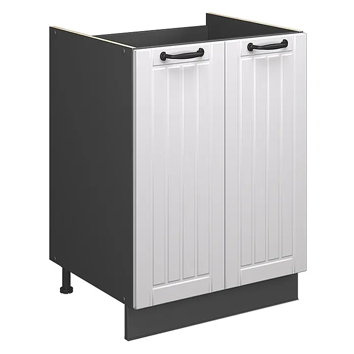 Spülenunterschrank Fame-Line 60 cm Weiß Landhaus Art.-Nr. 65284 - 