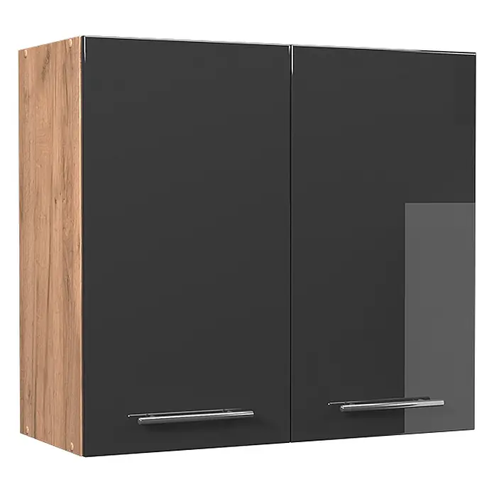 Hängeschrank Fame-Line 80 cm Anthrazit Hochglanz Art.-Nr. 62813 - 