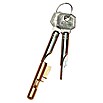 Burg-Wächter Schlüssellochsperrer E 7/3 (Anzahl Schlüssel: 3 Schlüssel, Ohne Anschlag, Durchmesser Zylinder: 7 mm)