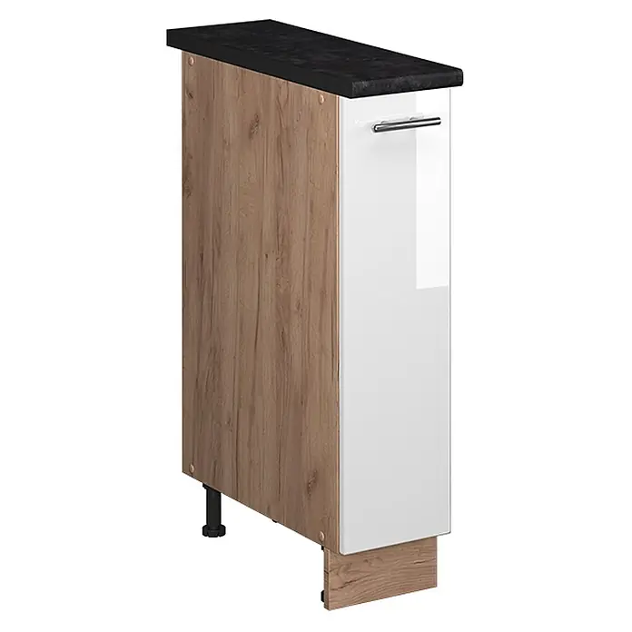 Apothekerschrank Fame-Line 20 cm Weiß Hochglanz Art.-Nr. 62135 - 