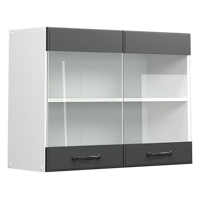 Küchenfront R-Line 79.2 cm Anthrazit Landhaus Art.-Nr. 37199 - 