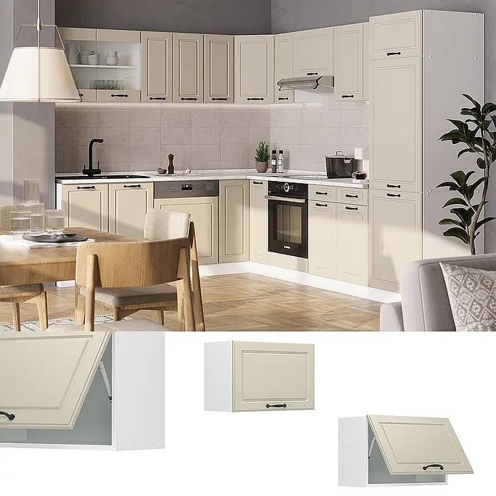 Hängeschrank R-Line 60 cm Sand Landhaus Art.-Nr. 71061 - 