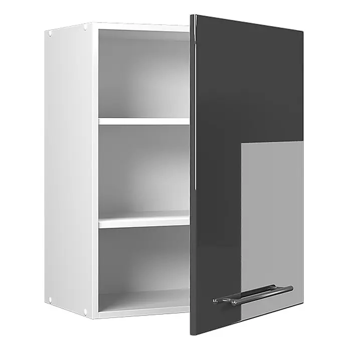 Hängeschrank Fame-Line 60 cm Anthrazit Hochglanz Art.-Nr. 62834 - 