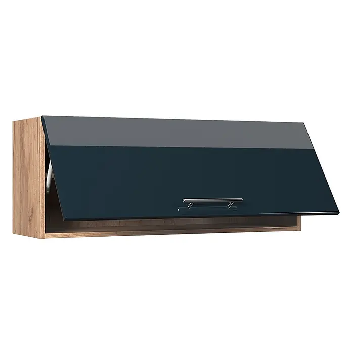 Hängeschrank Fame-Line 100 cm Dunkelblau Hochglanz Art.-Nr. 61582 - 