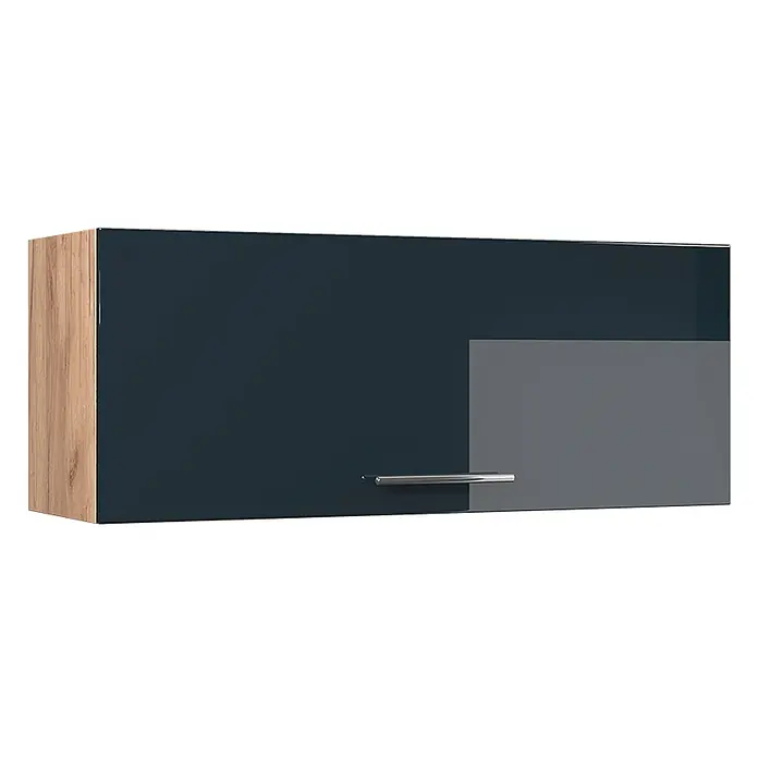 Hängeschrank Fame-Line 100 cm Dunkelblau Hochglanz Art.-Nr. 61582 - 