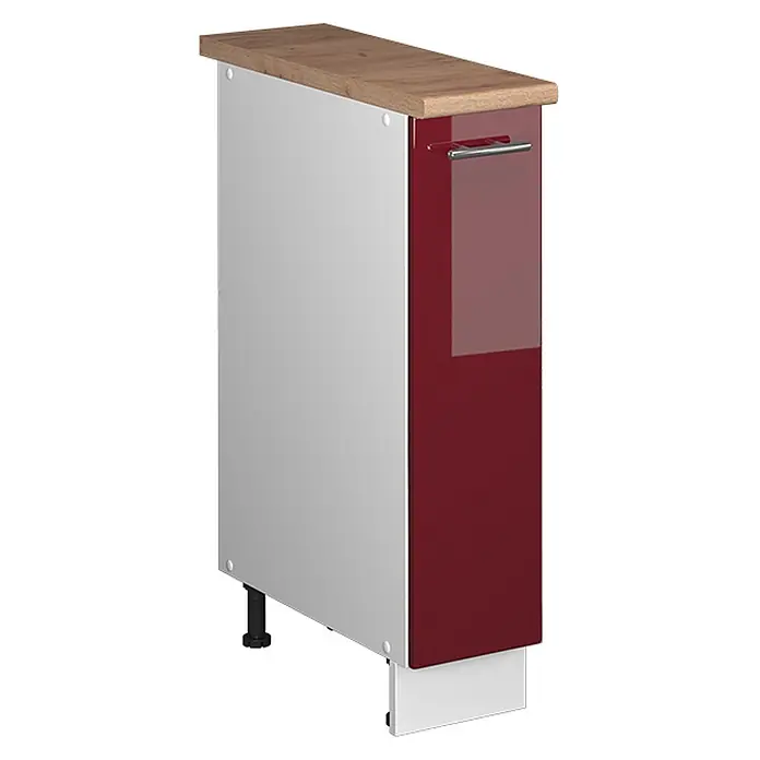 Apothekerschrank Fame-Line 20 cm Bordeaux Hochglanz Art.-Nr. 62080 - 