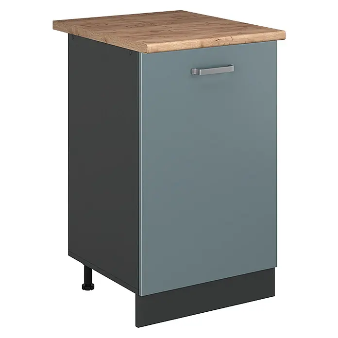 Küchenunterschrank R-Line 50 cm Blau-Grau Art.-Nr. 70261 - 