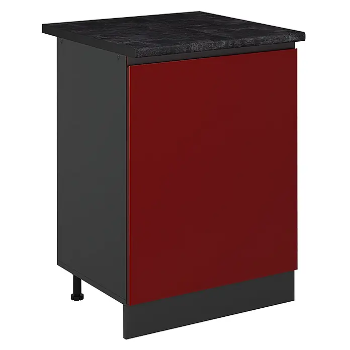 Küchenunterschrank R-Line 60 cm Rot Art.-Nr. 72043 - 
