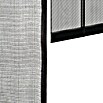 Easy Life Insektenschutzvorhang (B x H: 100 x 220 cm, Farbe Gewebe: Anthrazit, Selbstklebende Klemmleiste, Material Gewebe: Fiberglas)