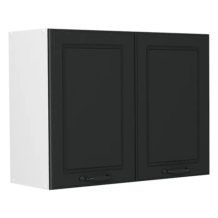 Küchenglasschrank R-Line 80 cm Anthrazit Landhaus Art.-Nr. 71450 - 