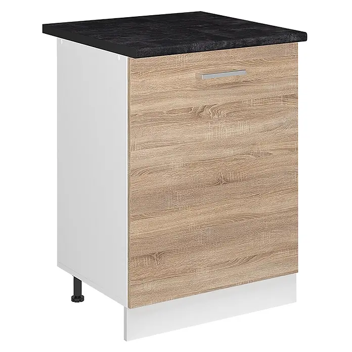 Küchenunterschrank R-Line 60 cm Sonoma Art.-Nr. 72139 - 