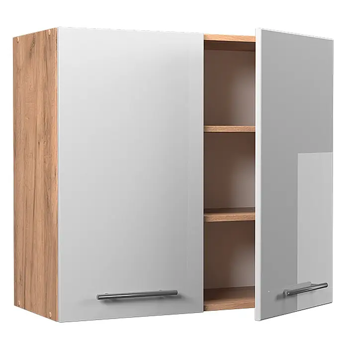 Hängeschrank Fame-Line 80 cm Weiß Hochglanz Art.-Nr. 62812 - 