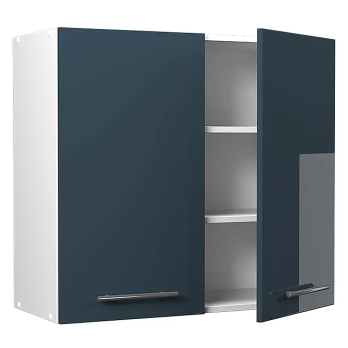 Hängeschrank Fame-Line 80 cm Dunkelblau Hochglanz Art.-Nr. 62797 - 
