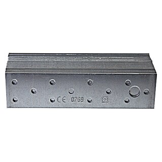 Vormann Placa perforada Paquete ahorro (L x An: 200 x 60 mm, 20 ud., Espesor: 2 mm)