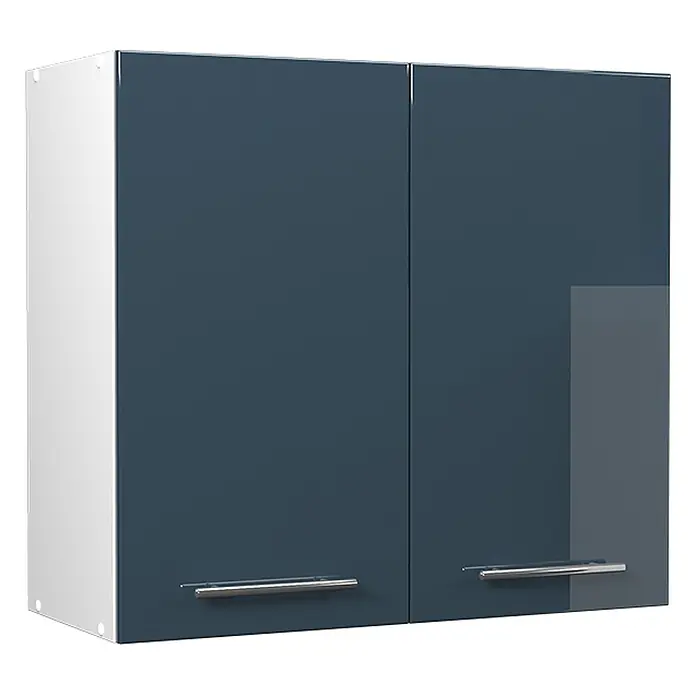 Hängeschrank Fame-Line 80 cm Dunkelblau Hochglanz Art.-Nr. 62797 - 