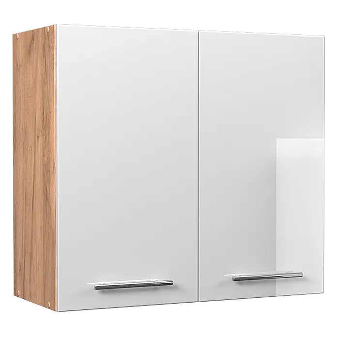 Hängeschrank Fame-Line 80 cm Weiß Hochglanz Art.-Nr. 62812 - 