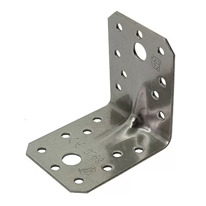 Stabilit Schwerlast-Winkelverbinder - 105 x 90 x 105 mm, Edelstahl, 1 Stk.