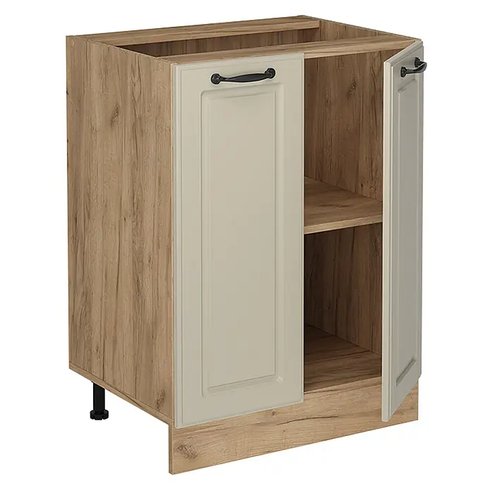 Küchenunterschrank R-Line 60 cm Sand Landhaus Art.-Nr. 71212 - 