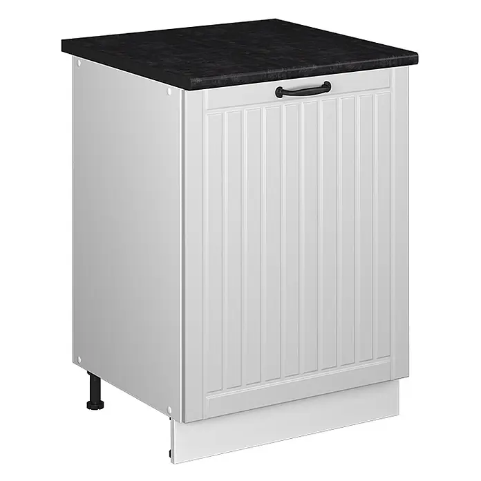 Küchenunterschrank Fame-Line 60 cm Weiß Landhaus Art.-Nr. 65134 - 
